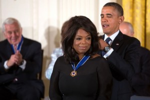 Oprah at Whilte House